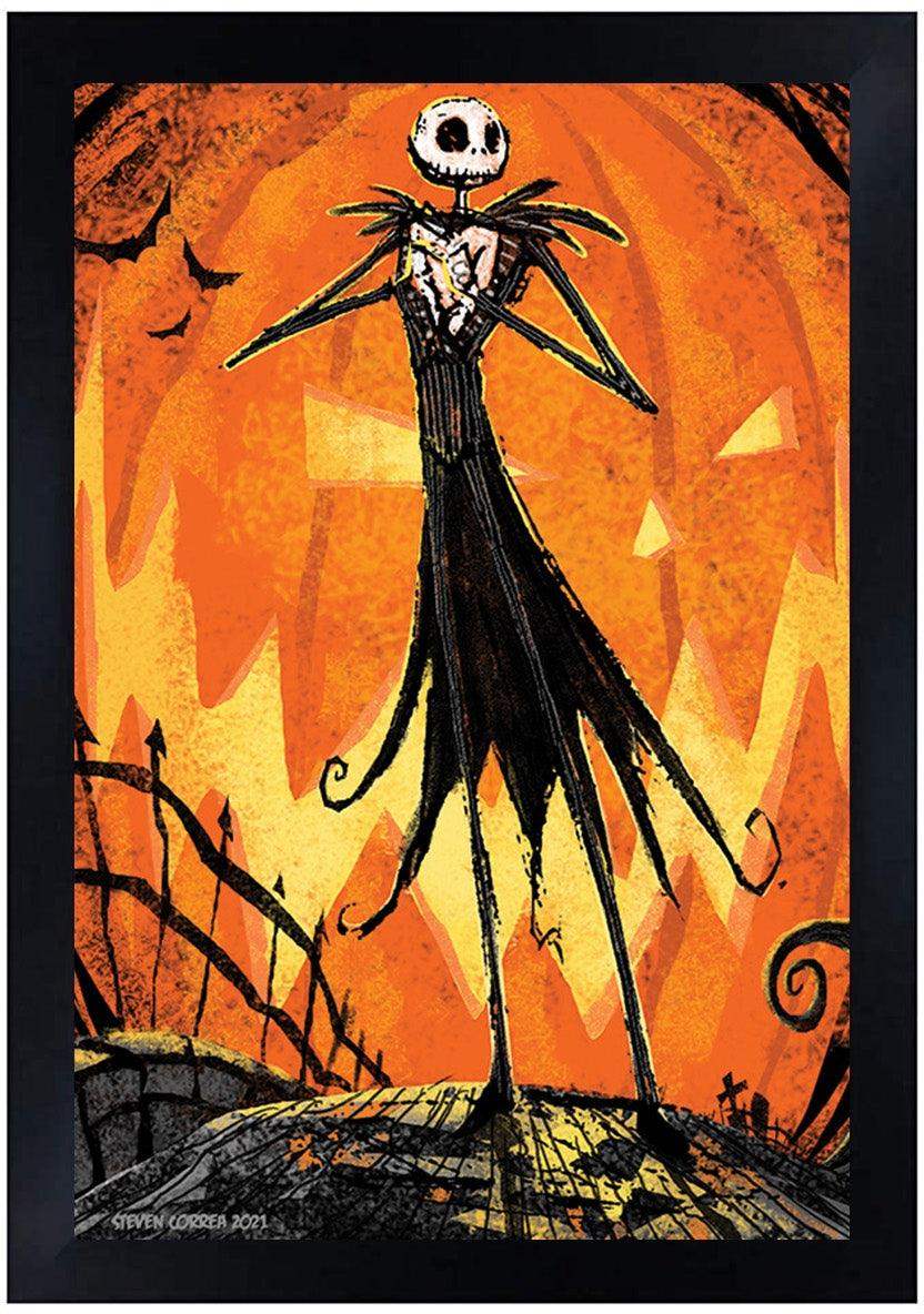 Steven Correa Jack the King of Pumpkins Art Print - Steven Correa - Flyclothing LLC