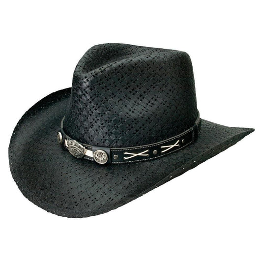 Jack Daniels Black Band Wax Cording Hat - Jack Daniels Clothing