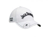 Jack Daniels 6 Panel Structured Cotton Mesh Cap Black or White - Jack Daniels Clothing - Flyclothing LLC