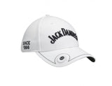 Jack Daniels 6 Panel Structured Cotton Mesh Cap Black or White - Jack Daniels Clothing