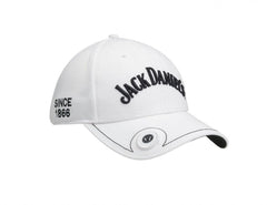 Jack Daniels 6 Panel Structured Cotton Mesh Cap Black or White - Jack Daniels Clothing