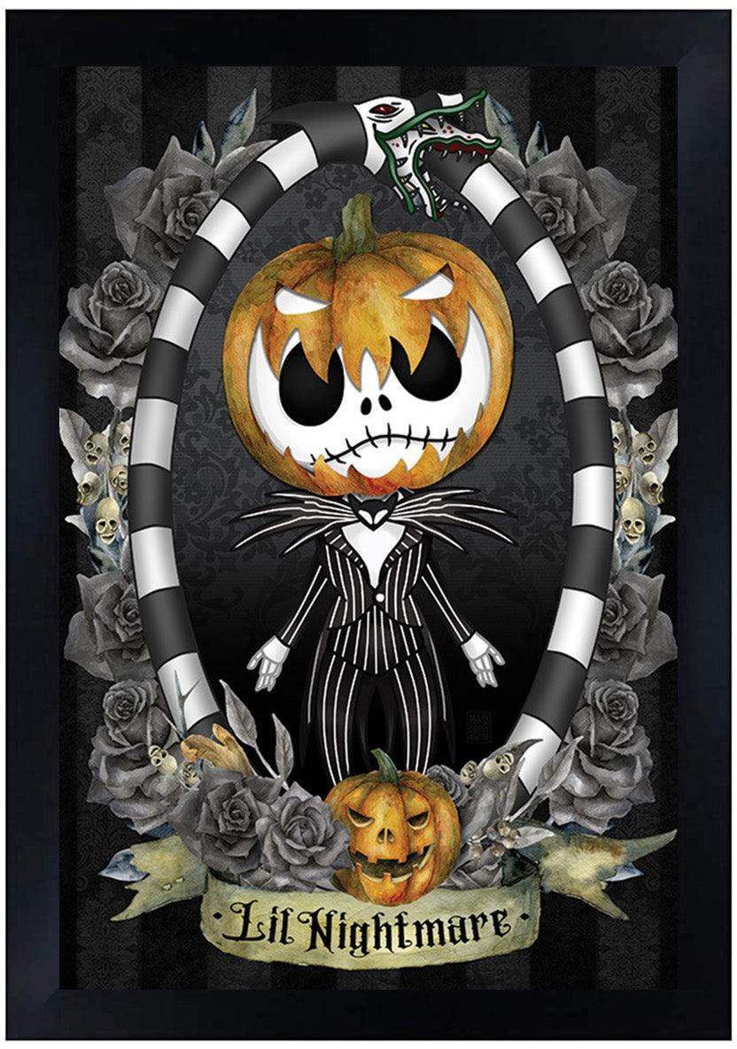 Miss Cherry Martini Lil Nightmare 12 x 18 Art Print - Miss Cherry Martini - Flyclothing LLC