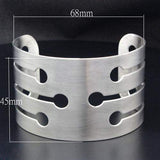 Alamode High polished (no plating) Stainless Steel Bangle with No Stone - Alamode - Flyclothing LLC