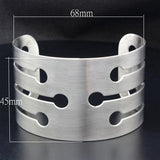 Alamode High polished (no plating) Stainless Steel Bangle with No Stone - Alamode