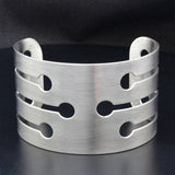 Alamode High polished (no plating) Stainless Steel Bangle with No Stone - Alamode