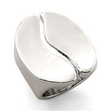 Alamode Rhodium White Metal Ring with No Stone - Alamode - Flyclothing LLC