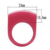 Alamode Resin Ring with Synthetic Synthetic Stone in Multi Color - Alamode - Flyclothing LLC