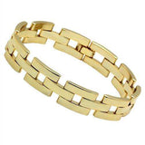 Alamode Gold Brass Bracelet with No Stone - Alamode - Flyclothing LLC