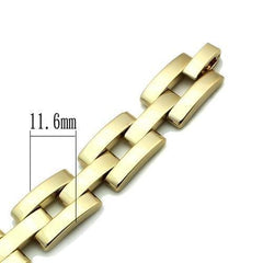 Alamode Gold Brass Bracelet with No Stone - Alamode
