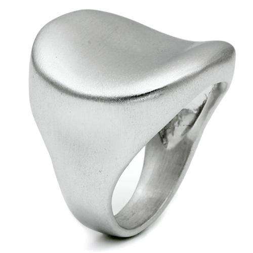 Alamode Rhodium+Brushed Brass Ring with No Stone - Alamode - Flyclothing LLC