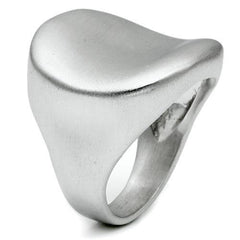 Alamode Rhodium+Brushed Brass Ring with No Stone - Alamode