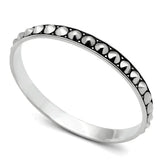 Alamode Rhodium Brass Bangle with No Stone - Alamode - Flyclothing LLC