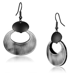 Alamode Special Color Iron Earrings with No Stone - Alamode
