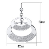 Alamode Matte Rhodium & Rhodium Iron Earrings with Top Grade Crystal in Clear - Alamode - Flyclothing LLC
