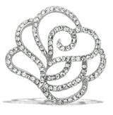 Alamode Flash Gold White Metal Brooches with Top Grade Crystal in Clear - Alamode - Flyclothing LLC