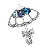 Alamode Imitation Rhodium White Metal Brooches with Synthetic Glass Bead in Multi Color - Alamode - Flyclothing LLC