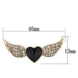 Alamode Flash Rose Gold White Metal Brooches with Top Grade Crystal in Multi Color - Alamode - Flyclothing LLC