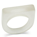 Alamode Resin Ring with Synthetic Synthetic Stone in Clear - Alamode