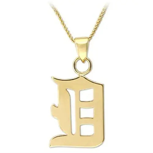 Alamode Gold White Metal Chain Pendant with No Stone - Alamode - Flyclothing LLC