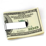 Alamode High polished (no plating) Stainless Steel Money clip with No Stone - Alamode - Flyclothing LLC