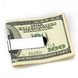 Alamode High polished (no plating) Stainless Steel Money clip with No Stone - Alamode