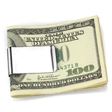 Alamode High polished (no plating) Stainless Steel Money clip with No Stone - Alamode