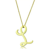 Alamode Gold Brass Chain Pendant with No Stone - Alamode - Flyclothing LLC