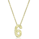 Alamode Flash Gold Brass Chain Pendant with Top Grade Crystal in Clear - Alamode - Flyclothing LLC