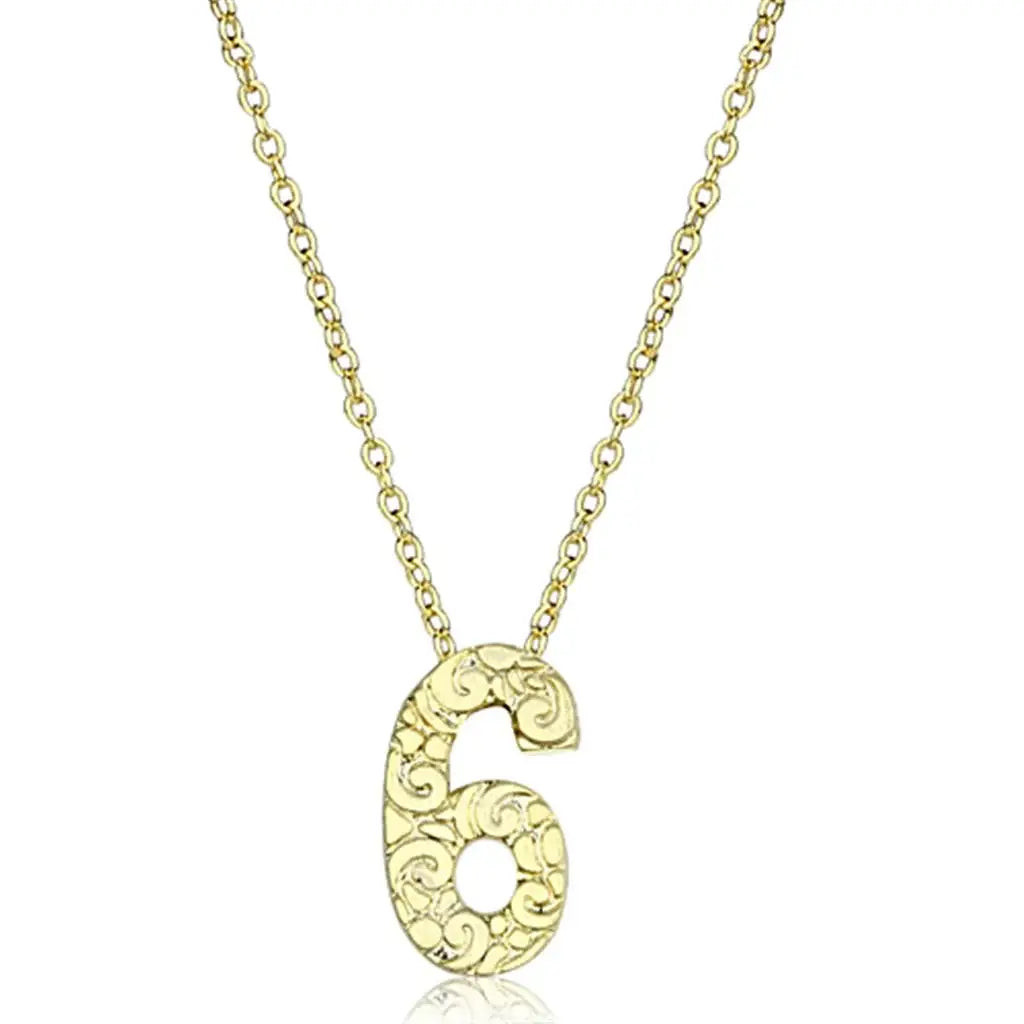 Alamode Flash Gold Brass Chain Pendant with Top Grade Crystal in Clear - Alamode - Flyclothing LLC