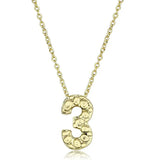 Alamode Flash Gold Brass Chain Pendant with Top Grade Crystal in Clear - Alamode - Flyclothing LLC