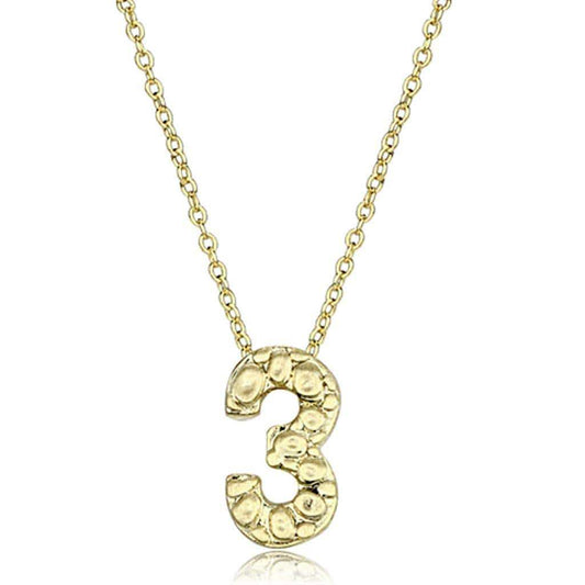 Alamode Flash Gold Brass Chain Pendant with Top Grade Crystal in Clear - Alamode - Flyclothing LLC