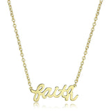 Alamode Gold Brass Chain Pendant with No Stone - Alamode