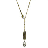 Alamode Gold+Antique Silver White Metal Chain Pendant with No Stone - Alamode - Flyclothing LLC