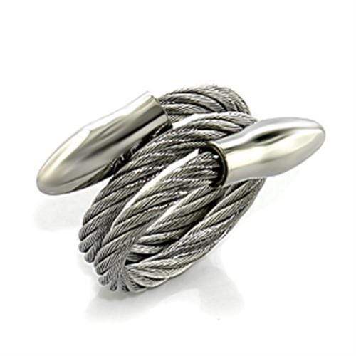 Alamode Stainless Steel Ring with No Stone - Alamode - Flyclothing LLC