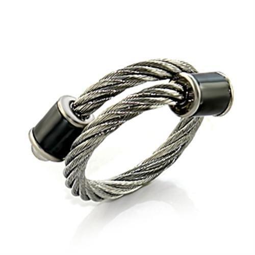 Alamode Stainless Steel Ring with No Stone