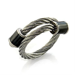 Alamode Stainless Steel Ring with No Stone