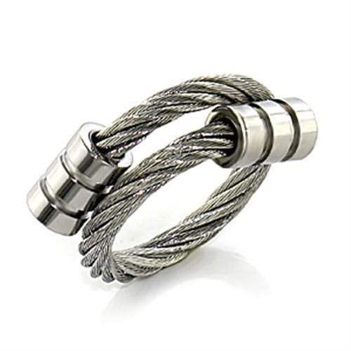 Alamode Stainless Steel Ring with No Stone - Alamode - Flyclothing LLC