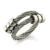 Alamode Stainless Steel Ring with No Stone - Alamode - Flyclothing LLC