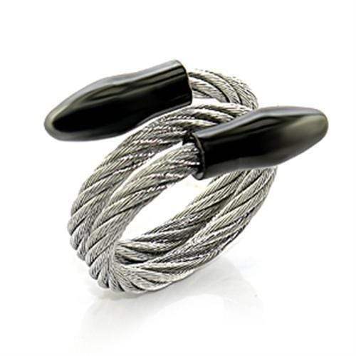 Alamode Stainless Steel Ring with No Stone - Alamode - Flyclothing LLC