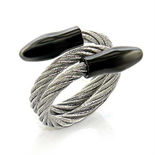 Alamode Stainless Steel Ring with No Stone - Alamode - Flyclothing LLC