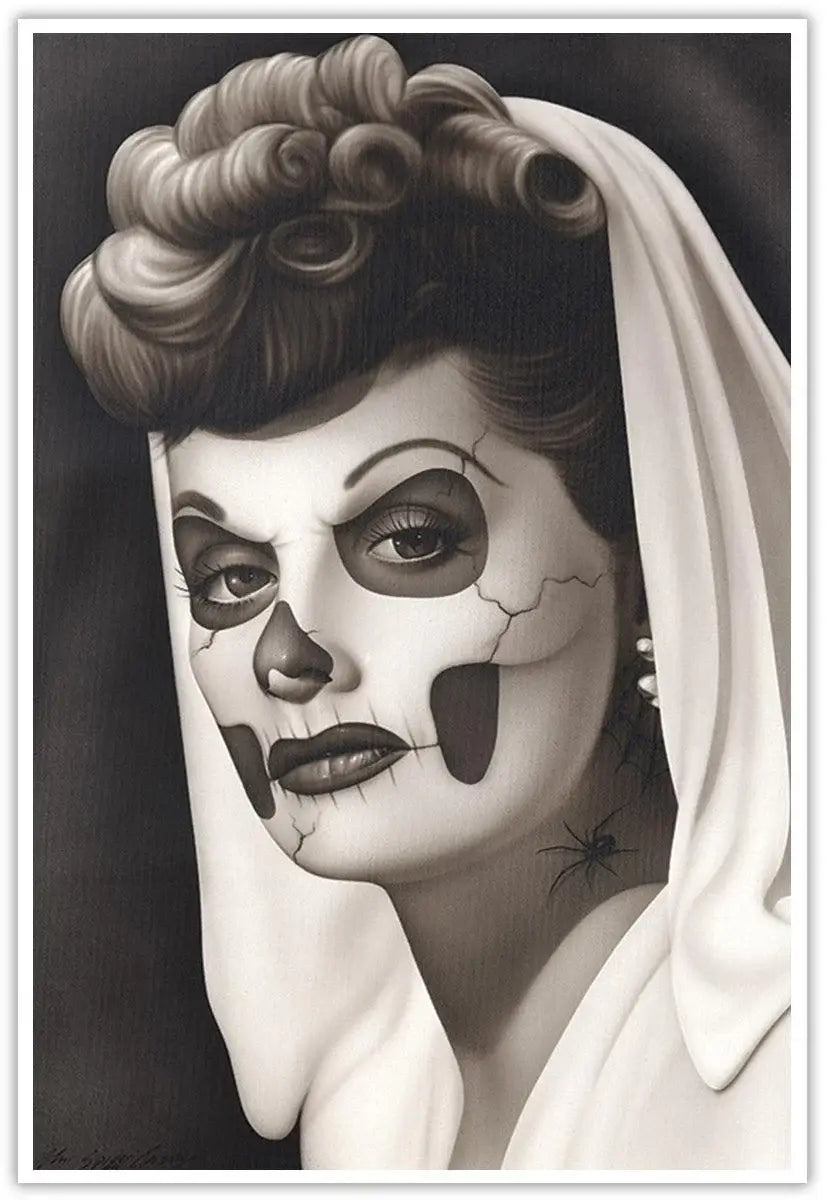 Spider Lucy 12 x 18 Art Print - Spider - Flyclothing LLC