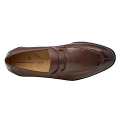 Sandro Moscoloni Maestro Brown Penny Loafer - Flyclothing LLC