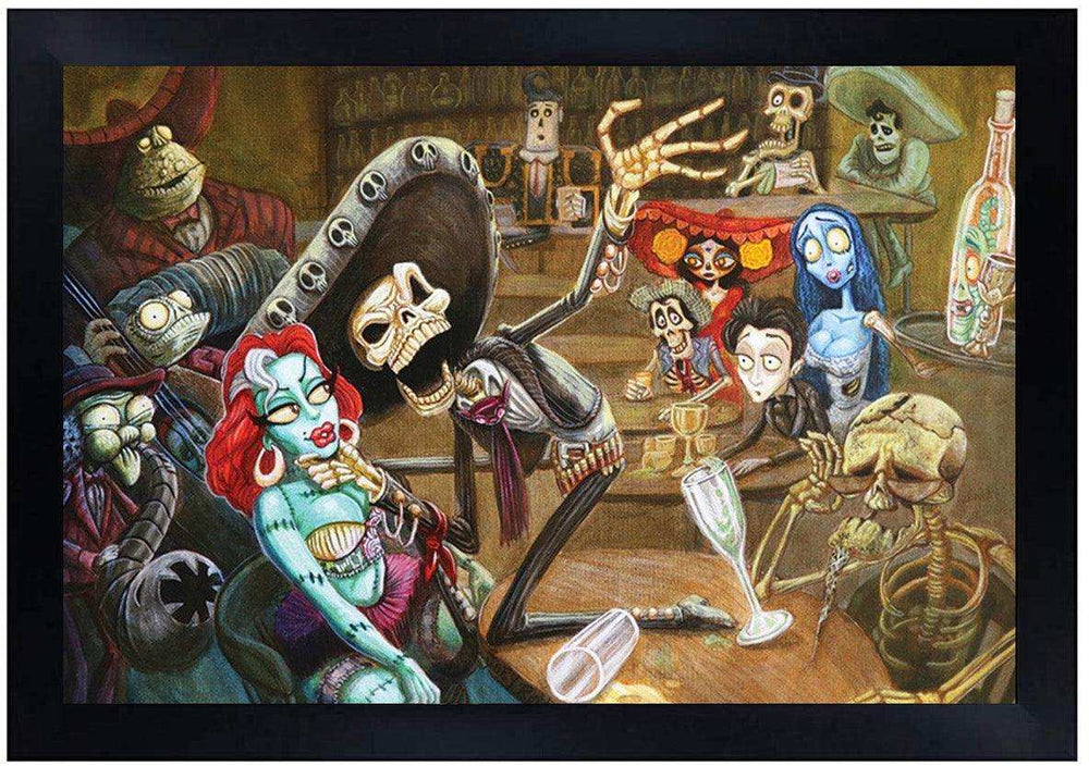 Joey Rotten Nightmare in the Cantina 12 x 18 Art Print - Joey Rotten - Flyclothing LLC