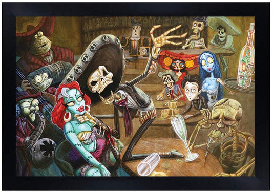 Joey Rotten Nightmare in the Cantina 12 x 18 Art Print - Flyclothing LLC