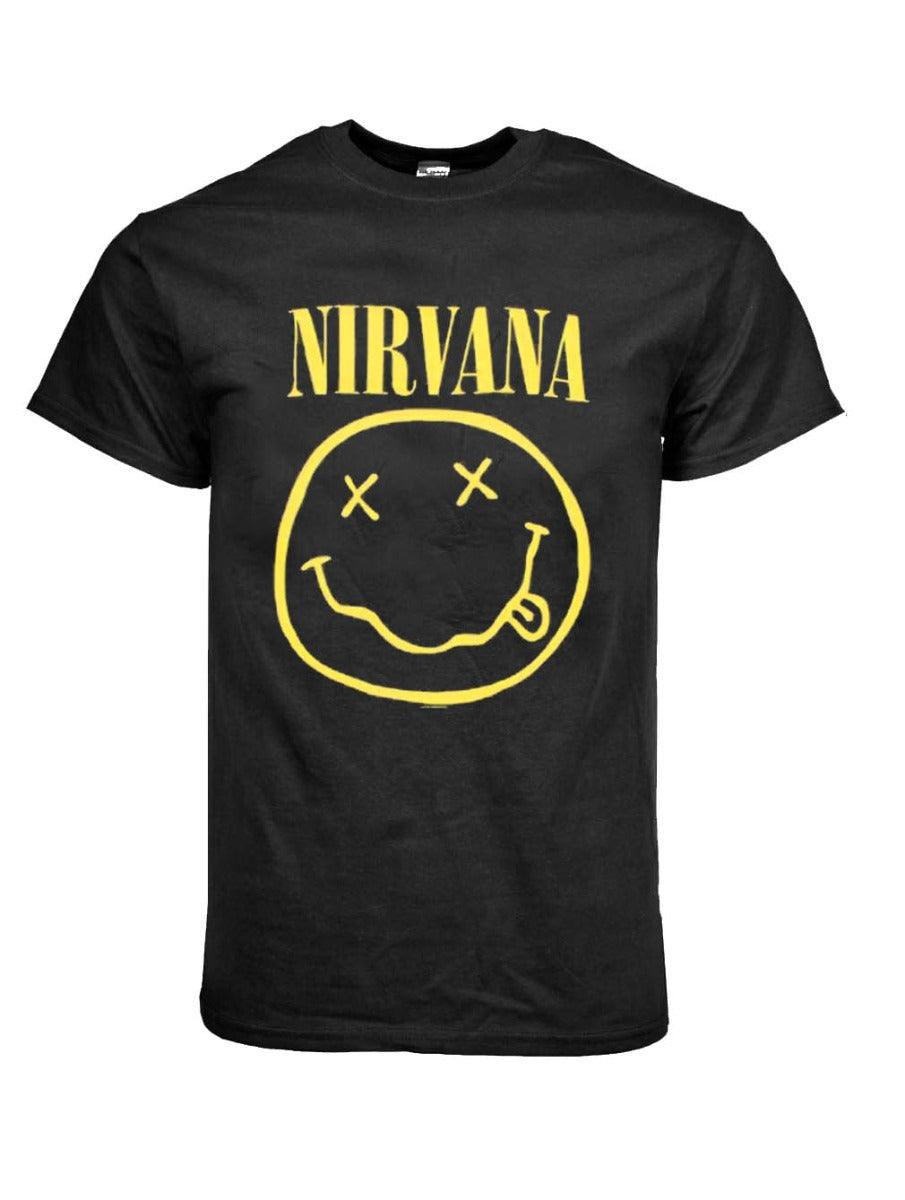 Nirvana Smile Front Print T-Shirt - Flyclothing LLC