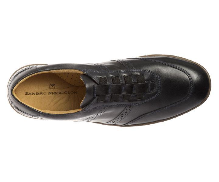 Sandro Moscoloni Noah Slip On Black/Navy Sneakers - Flyclothing LLC