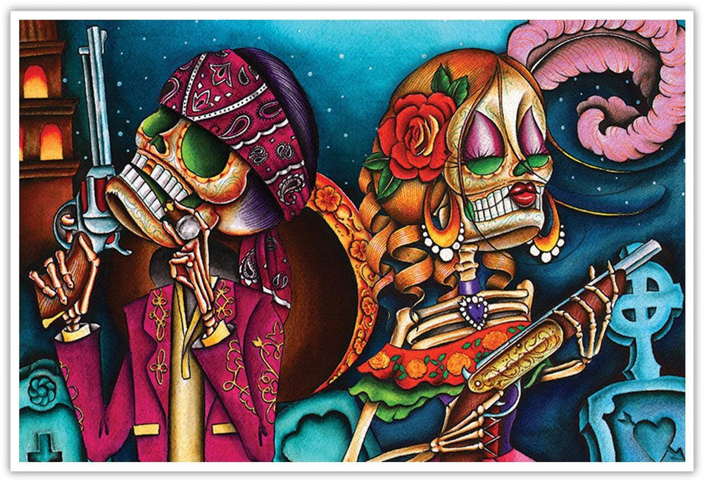 Dave Sanchez Outlaw Love Print - Dave Sanchez