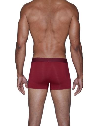 Wood Underwear burgundy red men's trunk - Flyclothing LLC