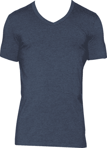 Wood Underwear charcoal heather men's v-neck undershirt - Wood Underwear - Flyclothing LLC