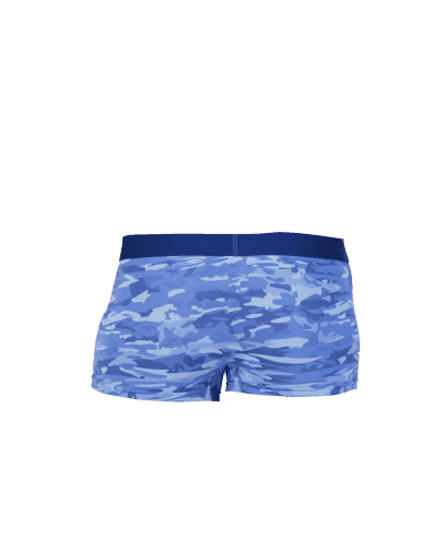 Wood Underwear blue camo mens trunk - Wood Underwear - Flyclothing LLC